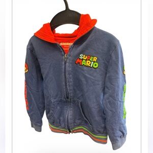 Super Mario Blue Hoodie